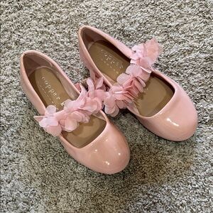 Copper Key Blush Dress Shoes with Floral Detail